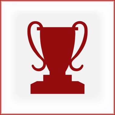 Vektör kazanan Kupası simgesi