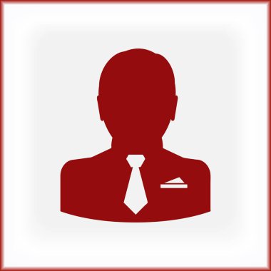 İşadamı vektör web simgesi