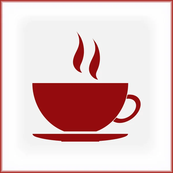 Kaffeetassen Vektorsymbol — Stockvektor