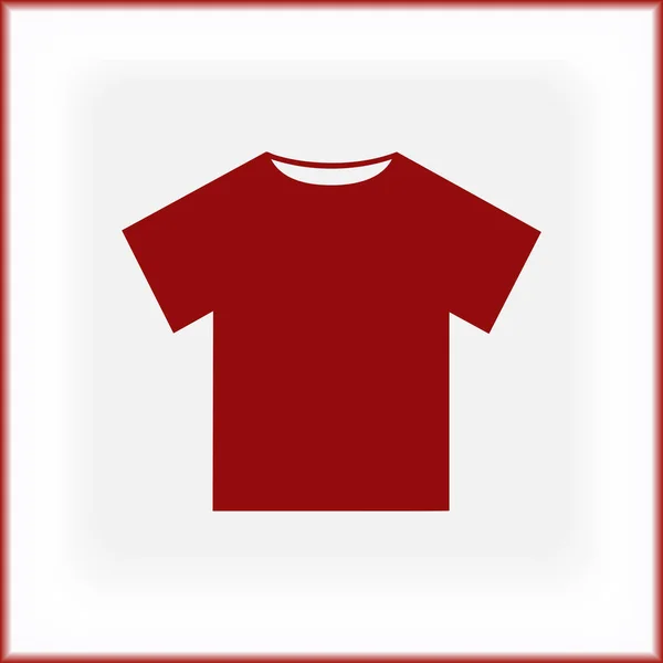 Shirt Web Icona Vettoriale — Vettoriale Stock