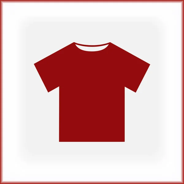 Shirt Web Icon Vector — Stock Vector