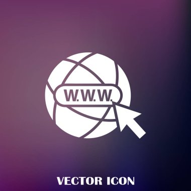 Web sitesi web vektör simgesi