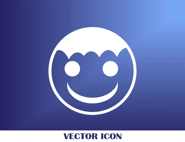 Niño Feliz Icono Web Diseño Vectorial — Vector de stock