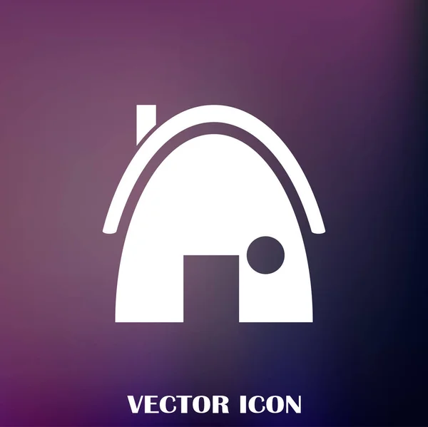 Ikon Web Vektor Rumah - Stok Vektor