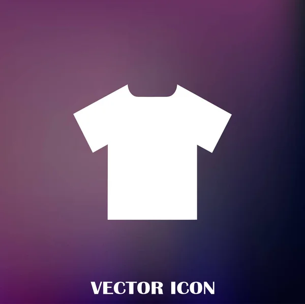 Shirt Web Icon Vector — Stock Vector