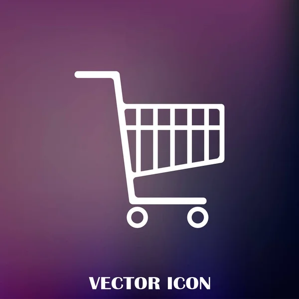 Warenkorb Symbol Vektorillustration — Stockvektor