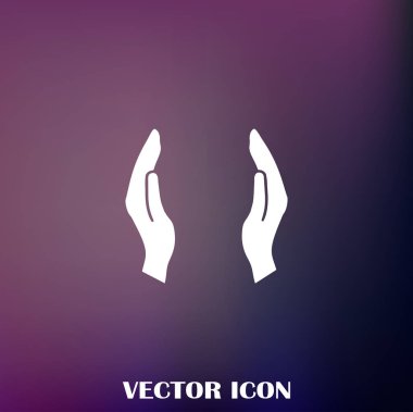 eller simge vektör, düz tasarım en iyi vektör simgesi