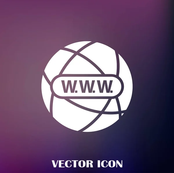 Web Site Vetor Ícone — Vetor de Stock