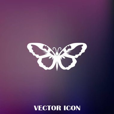 Kelebek vektör web simgesi