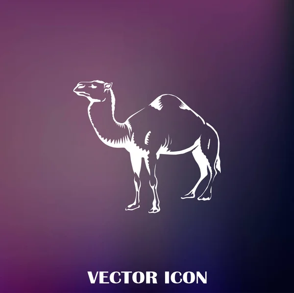 Icône Chameau Animal Désert — Image vectorielle