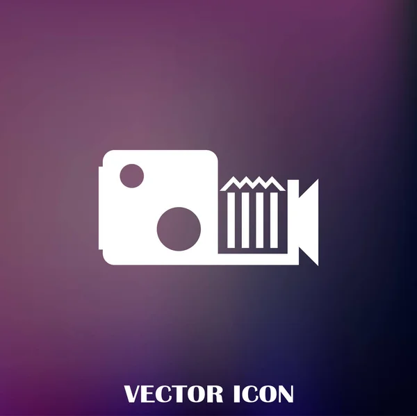 Ikon Vektor Web Camcorder - Stok Vektor