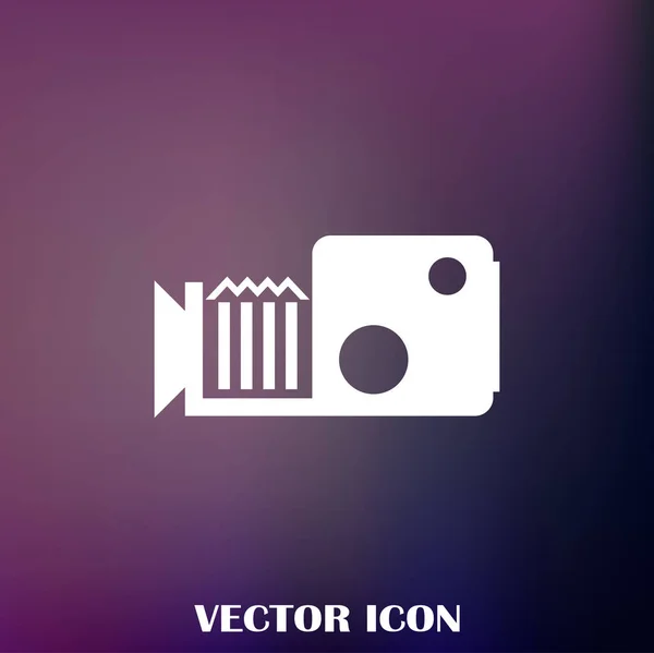 Videokamera Web Vektor Ikon — Stock Vector
