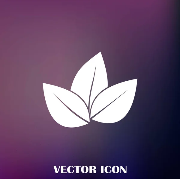 Blatt Icon Vektor Illustration — Stockvektor