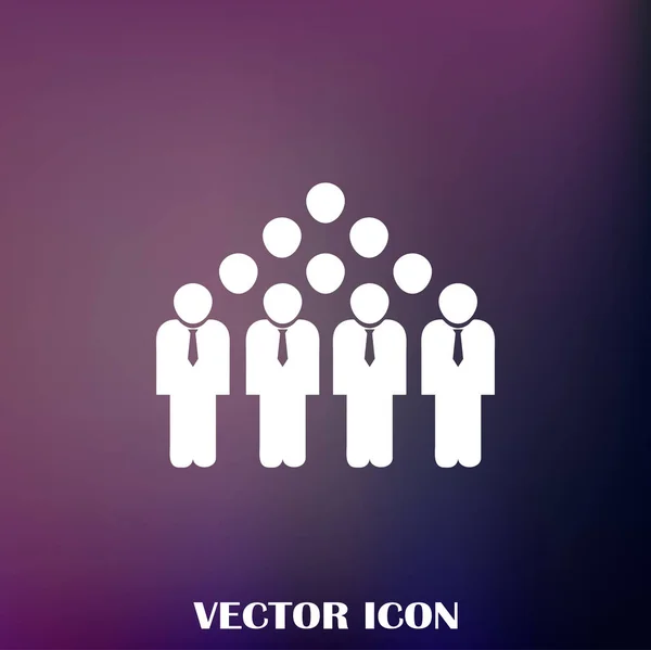 People Web Vector Icon — Stock Vector