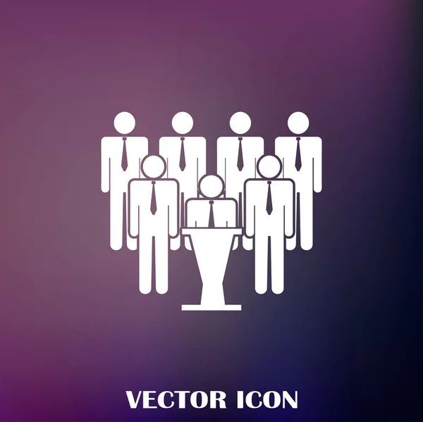 Persone Web Vector Icon — Vettoriale Stock