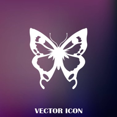 Kelebek vektör web simgesi