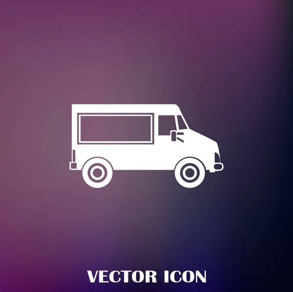 Vetor Ícone Carro Ilustração Vetorial — Vetor de Stock