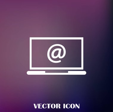 dizüstü bilgisayar kutsal kişilerin resmi içinde e-posta