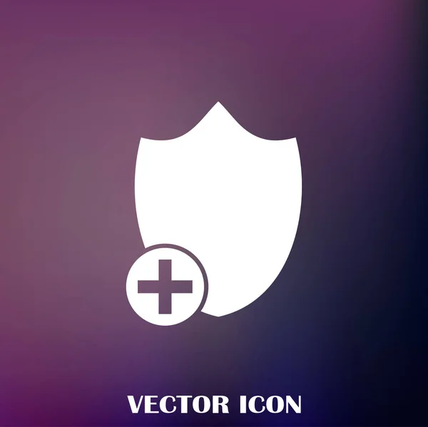 Escudo Vector Web Icono — Vector de stock