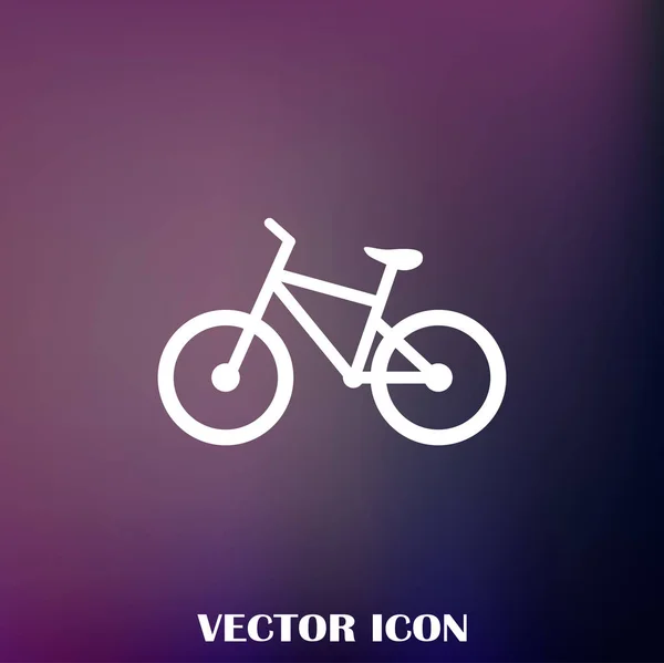 Bicicleta Ícone Estoque Vetor Ilustração Plana Design — Vetor de Stock