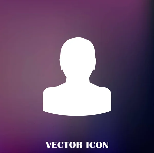 Hombre Negocios Vector Icono Web — Vector de stock