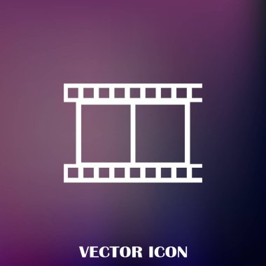 video simgesi, vektör illüstrasyonu