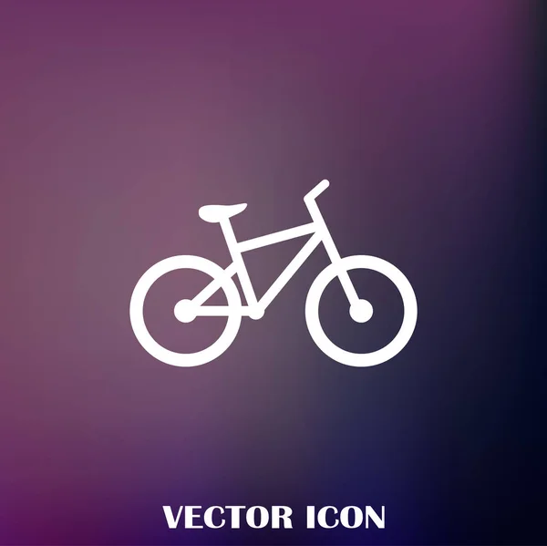 Icône Vélo Illustration Vectorielle Dessin Plat — Image vectorielle