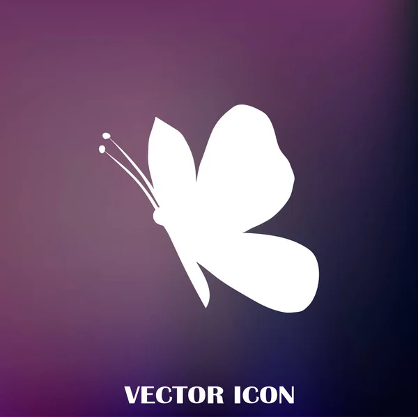 Schmetterling Vektor Web Ikone — Stockvektor