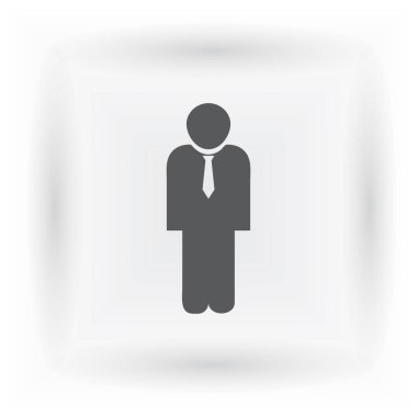 İşadamı vektör web simgesi