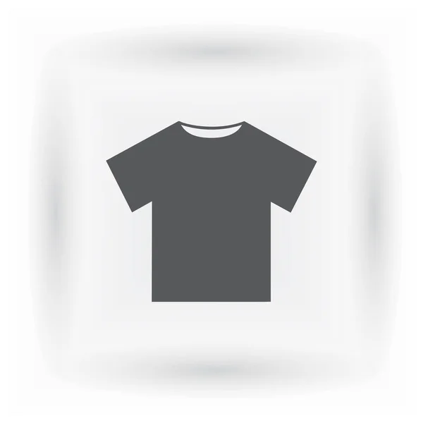Shirt Web Icon Vector — Stock Vector
