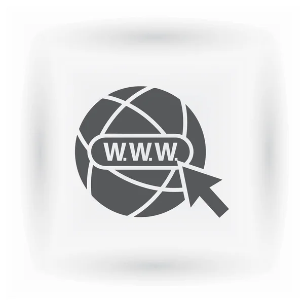 Web Site Vetor Ícone —  Vetores de Stock