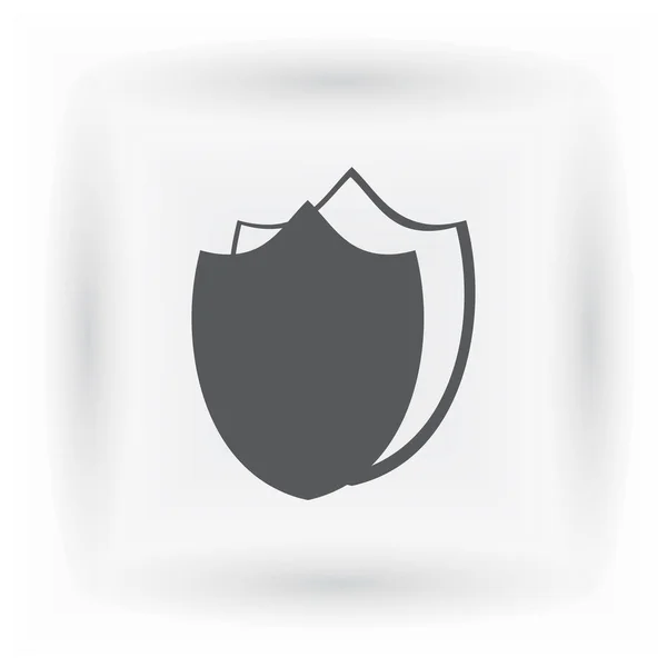 Shield Vector Web Icon — Stock Vector