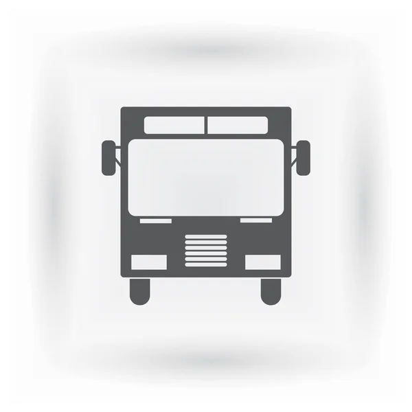 Вектор Значка Автобуса Иллюстрация Логотипа Пиктограмма — стоковый вектор
