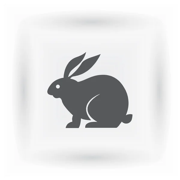 Kaninchen Silhouette Vektor Illustration — Stockvektor