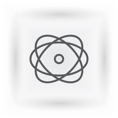 Atom vektör web simgesi