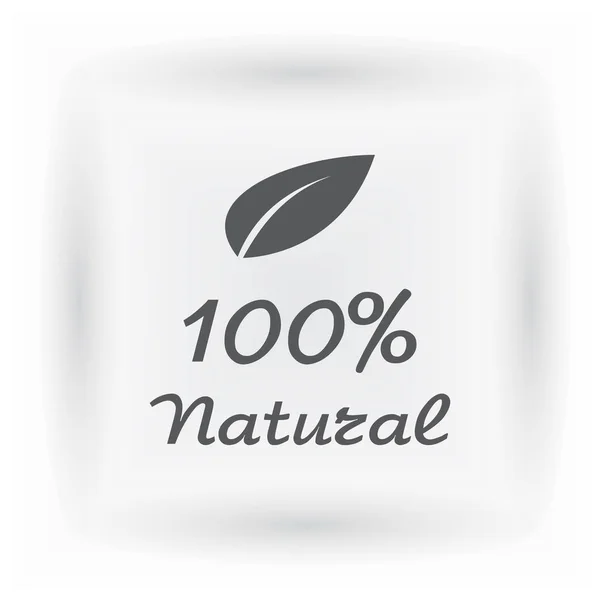 Natürliches Vektorlogo Design — Stockvektor