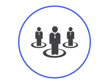 Grup insanlar vektör simgesi