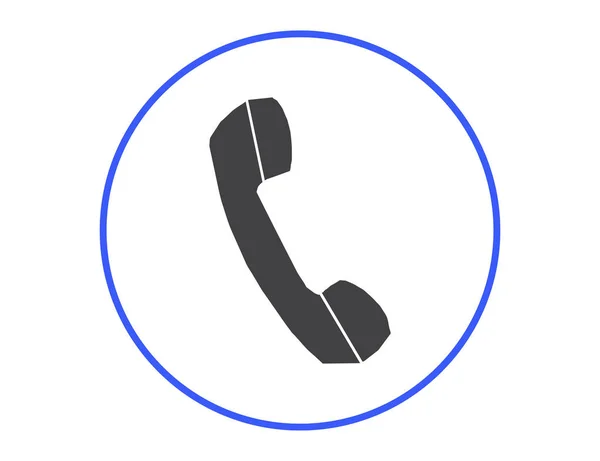 Phone Web Vector Icon — Stock Vector