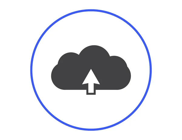Web Cloud Data Icon — Stock Vector