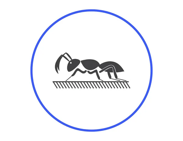 Ameisensymbol Insektenzeichen — Stockvektor
