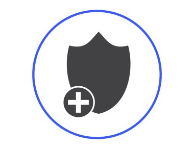 Kalkan vektör web simgesi