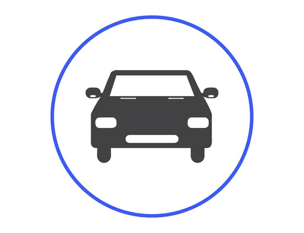 Vector Icono Coche Ilustración Vectorial — Archivo Imágenes Vectoriales