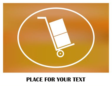 Bagaj vektör web simgesi.