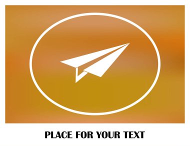 Uçak simge vektör, katı logo illüstrasyon, sembol