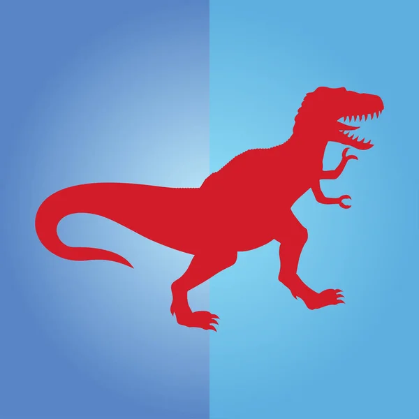 dinozor siluet vektör web simgesi
