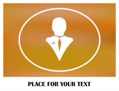 Adam vektör web simgesi