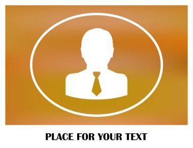 Adam vektör web simgesi