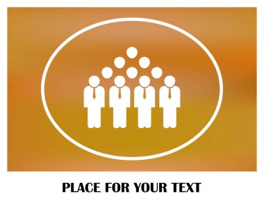 Grup insanlar vektör simgesi