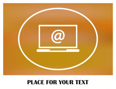 dizüstü bilgisayar kutsal kişilerin resmi içinde e-posta