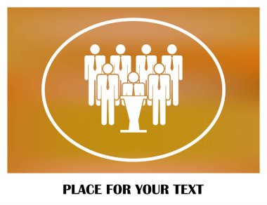 Grup insanlar vektör simgesi